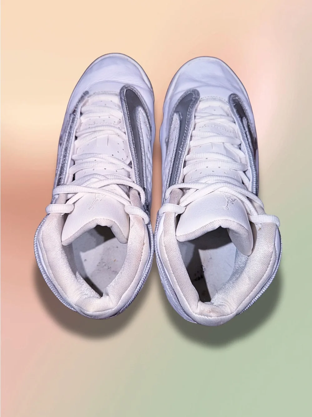 Air Jordan Women’s OG White Metallic Silver Pure Money 7W CW0907-100